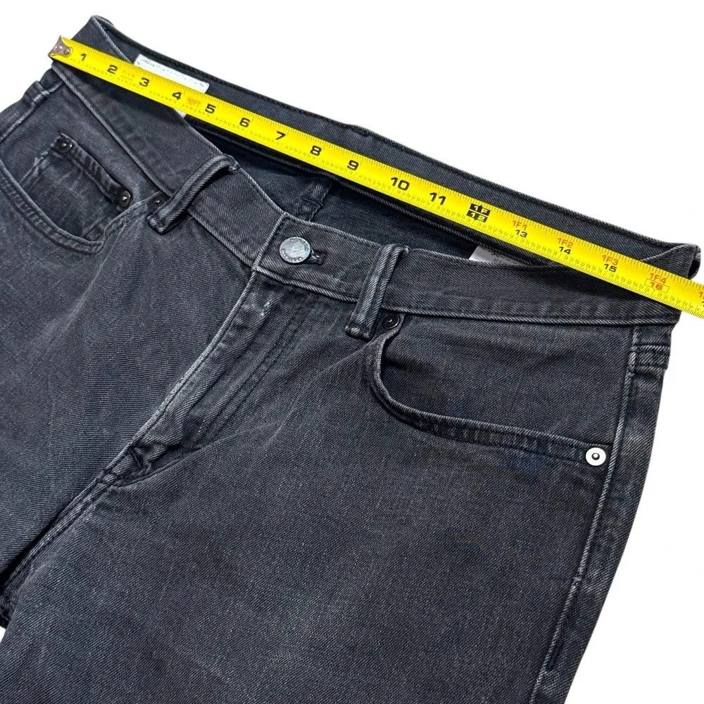 Banana Republic Slim Dark Gray Jeans Capsule Comfort Preppy Chic Minimalist 33
